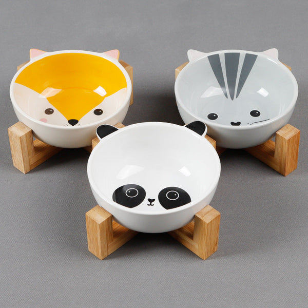 Ceramic Cartoon Cat Bowl