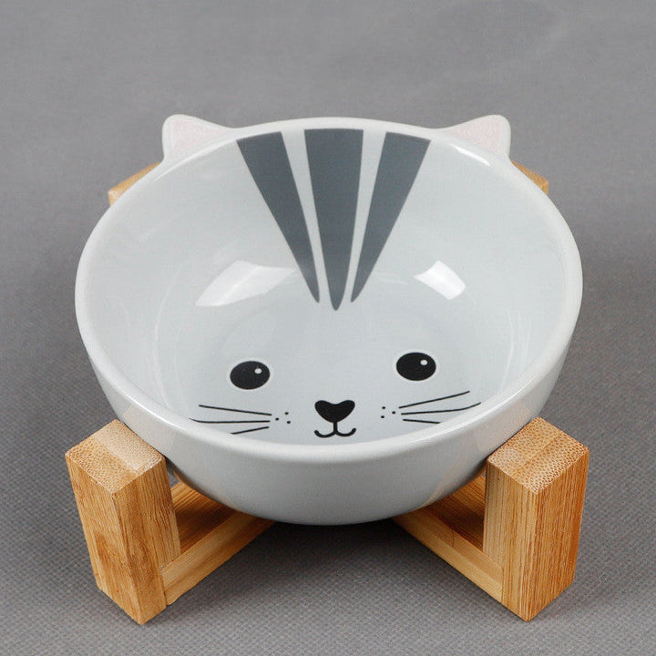 Ceramic Cartoon Cat Bowl