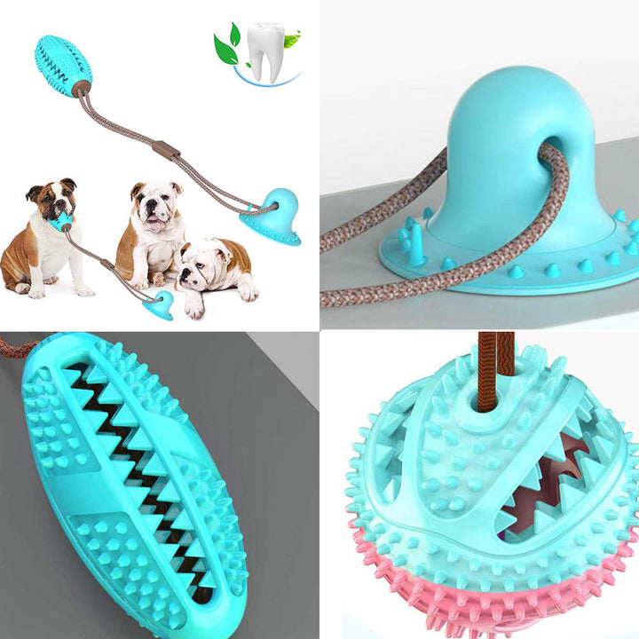 Silicon Suction Cup Tug Dog Toy
