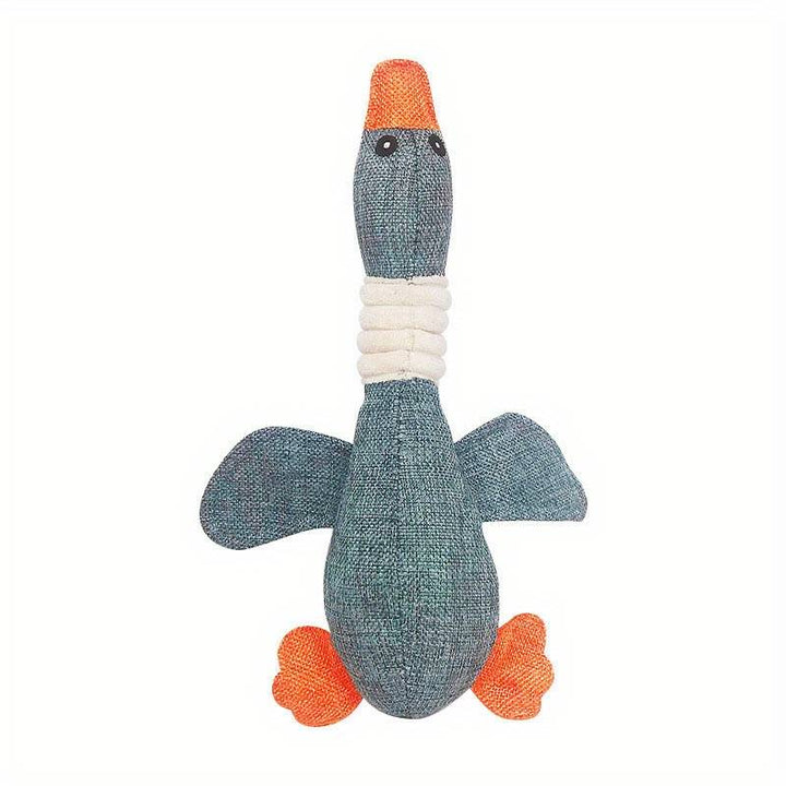 Cartoon Wild Goose Plush Dog Toy